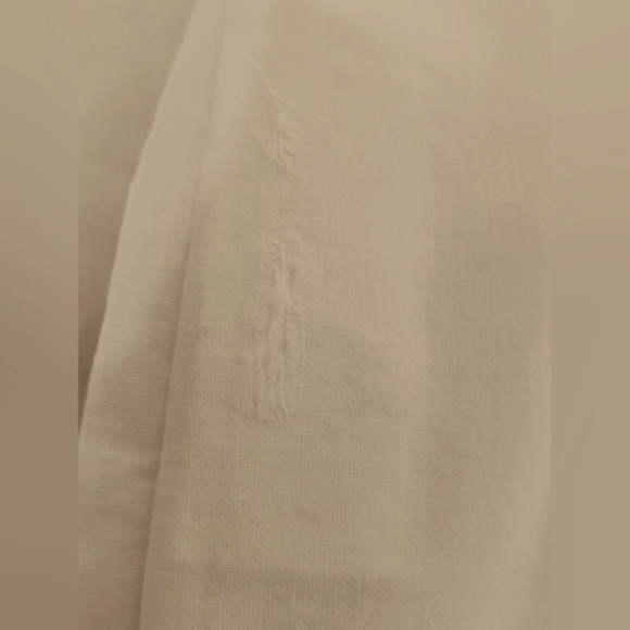 WEST ELM King Padded/Quilted Shams *PAIR* White w/ Gray Stitching - Picture 8 of 10